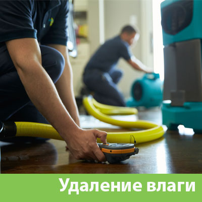 Удаление влаги после потопа в Балашихе